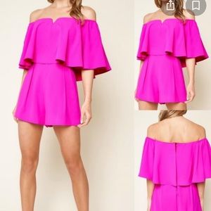 Magenta Romper